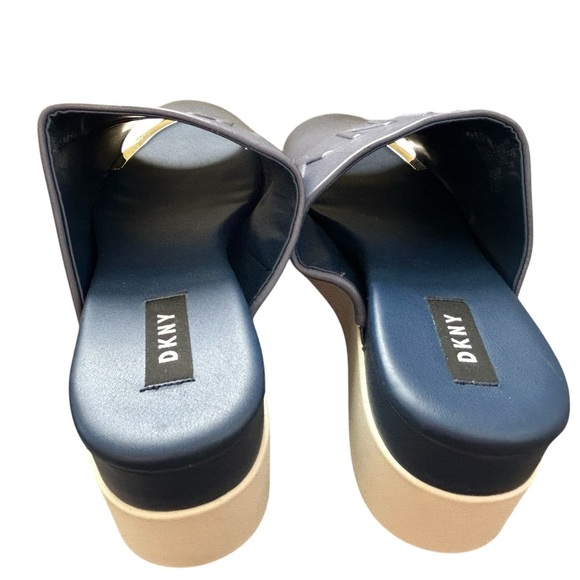 DKNY Slip-on Platform Mule Sandals Sz 10 - Picture 6 of 13